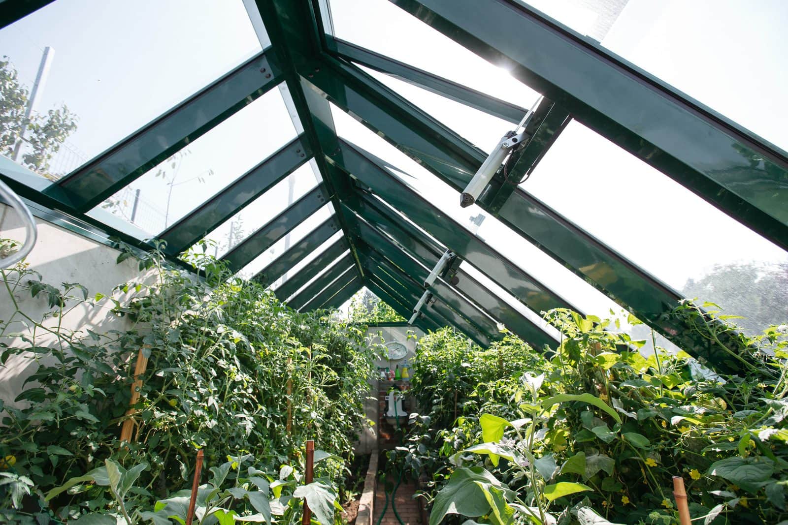 Tuin met automatische besturing.